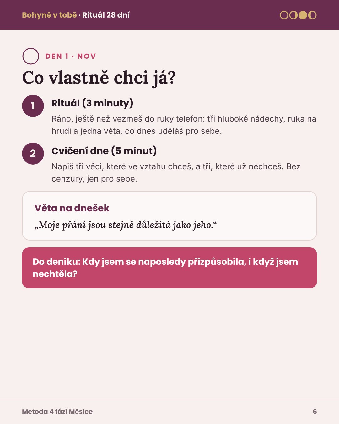 Bohyně v tobě · 4