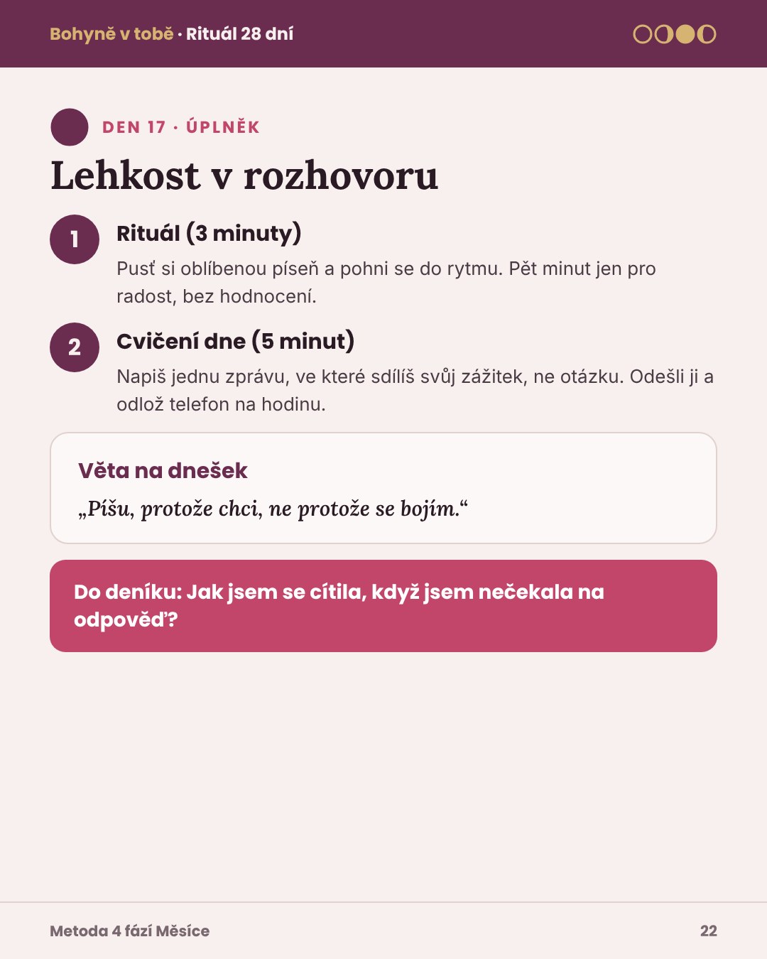 Bohyně v tobě · 6